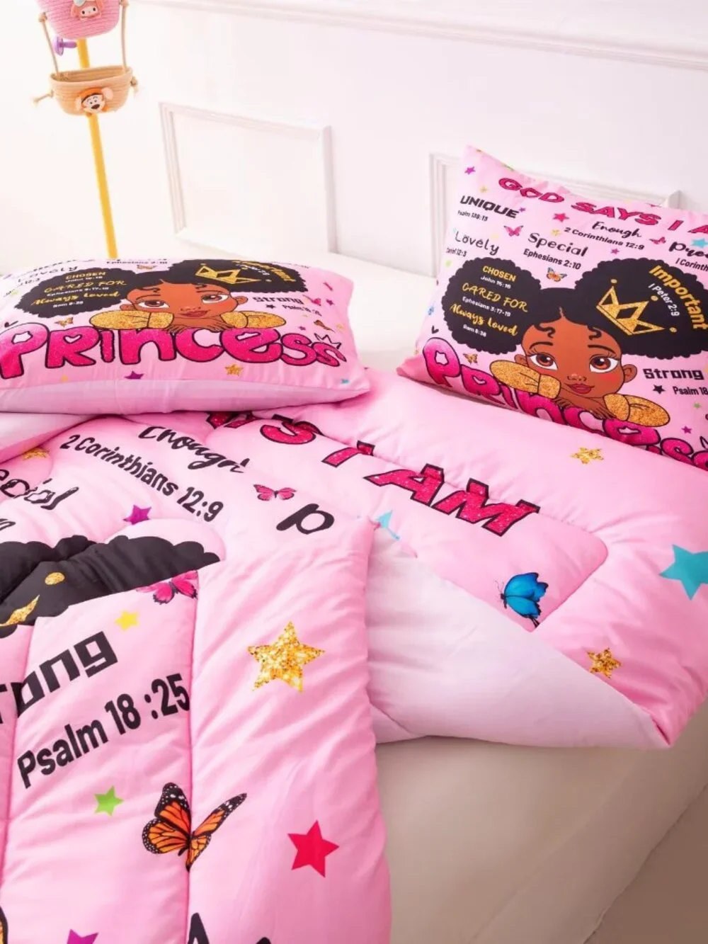 GRAT TIOC Black Girl Magic Comforter Set Queen - Black Girl Bedding